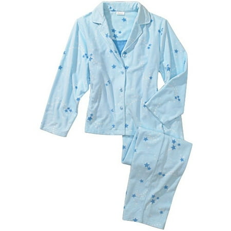 Women's Plus 3 Piece Star Fleece Pajama Set