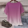thumbnail image 5 of Plebaso Hauts d'Été pour Femmes Manches Courtes Col Rond T-Shirts Confortables Blouses Amples pour Femmes, 5 of 5