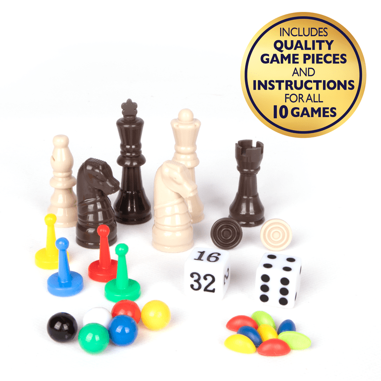 Classic Games 10-in-1 Game House with Wooden Storage Case photo 6