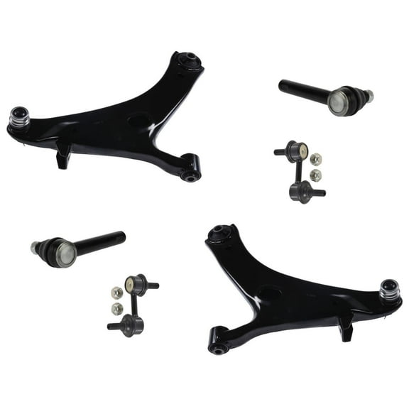 Front Lower Control Arms Ball Joint Tie Rods & Links fits 08-13 Subaru Forester