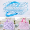 thumbnail image 2 of CNKOO Cosmetic Bag Multipurpose High Capacity Portable Waterproof Stainless Zipper Storage Dot Print Clothes Storage Travel Toiletry Bag Travel Supplies, 2 of 10
