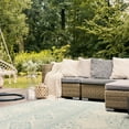 thumbnail image 4 of SAFAVIEH Beach House Justine Geometric Indoor/Outdoor Area Rug, Aqua/Cream, 2'2" x 4', 4 of 8