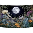thumbnail image 3 of Gojian Fantasy Forest Tree Butterfly Wall Hanging, Fairy Magical Enchanted Jungle Waterfall Mushroom Tapestry for Bedroom Living Room, 3 of 6