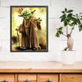 thumbnail image 3 of Kit Punto Cruz Yoda Impreso Hilo Algodón Ecológico Bordado 11CT 40x50cm, 3 of 9