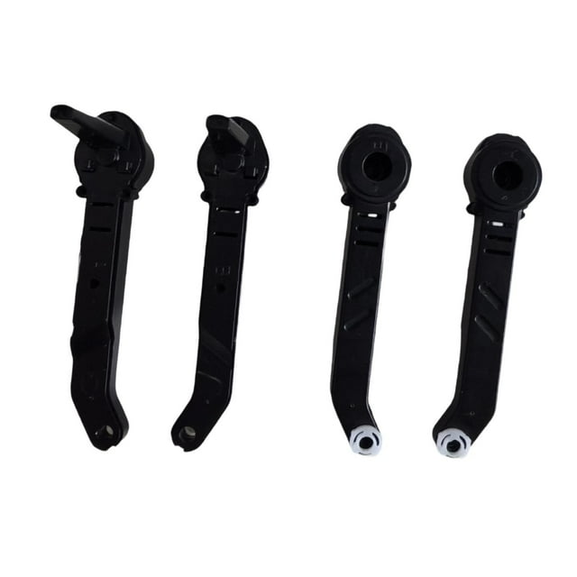 4x Accesorio de eje de cubierta de brazo de dron RC, piezas de marco de cuerpo de luz delantera y trasera para negro