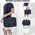 thumbnail image 4 of 16" Personal Item Underseat Duffel Bag W Pillow for Allegiant Airlines (Navy), 4 of 6