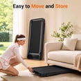 thumbnail image 6 of SONITU Walking Pad with 15% Auto Incline & Handle, 2.5HP Under Desk Treadmill for Home, 300LBS Capacity, Remote Control & LED Display, 6 of 10