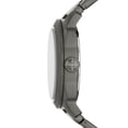 thumbnail image 3 of Fossil Machine Reloj de cuarzo de acero inoxidable con tres manecillas para hombre, 49 mm, color: humo (modelo: FS5970), 3 of 5