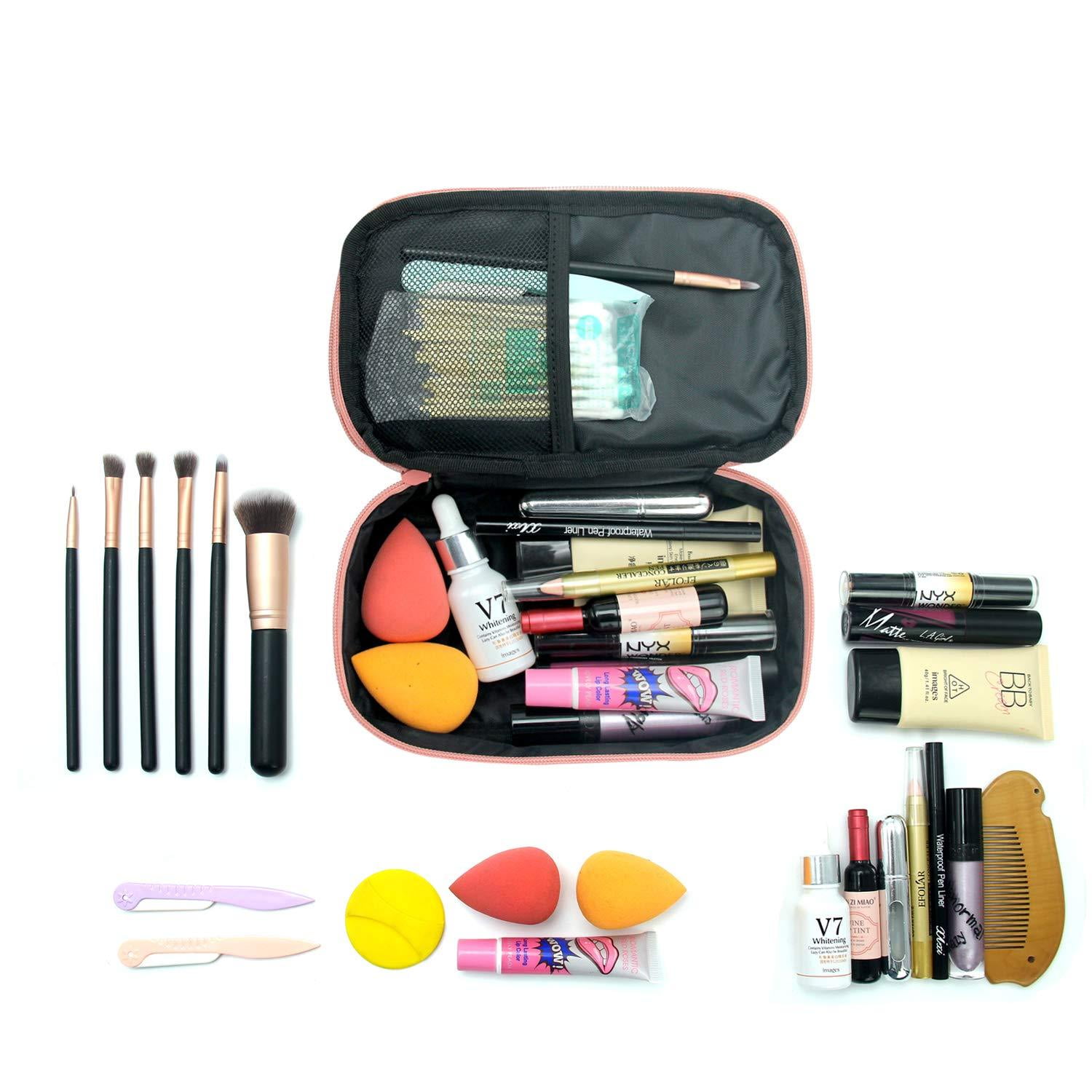 Rose Gold Makeup Brush Bags Organizer Cosmetic Bag – Relavel