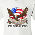 thumbnail image 4 of Inktastic Memorial Day- Never Forget Our Heroes- Bald Eagle Youth T-Shirt, 4 of 5