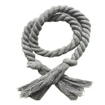 Shiogb Curtain-2Pcs Curtain Tiebacks Rope Outdoor Curtain Tiebacks Natural Cotton Curtain Ties Village Rural Rustic Curtain Holdbacks Farmhouse Boho Curtain Tie Backs Holders for Drapes-G