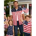 thumbnail image 6 of 250th Anniversary American Flag Denim Vest for Men Sleeveless 4th of July outfits, 6 of 11