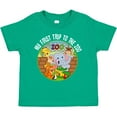 thumbnail image 3 of Inktastic 1st Trip to Zoo Animals Boys or Girls Toddler T-Shirt, 3 of 5