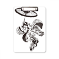 thumbnail image 1 of Japan Woman Umbrella Illustration Clipboard Folder Writing Pad Backing Plate A4, 1 of 4
