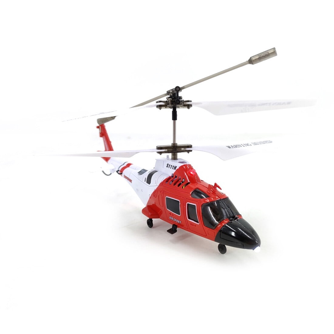 S111H RC Helicopter Model with Gyro Stabilizer, 2.4GHz 3CH Dual-Prop Airplane with Obstacle Avoidance & Night Lights, RTFAircraft for RC Hobbyists
