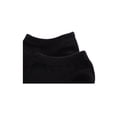 thumbnail image 4 of INSPIRE CHIC Women's Solid Color Low Cut Textured Sole Cotton Liner Ankle Socks Black 5.5-8/age 11-15 years, 4 of 5