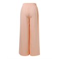 thumbnail image 4 of EDFBUYKRS Female Women Pants Casual Linen Pants Women Long Tall 2026 Women's Solid Color Leisure High Waist Wide Leg Pants Xl, 4 of 5