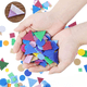 thumbnail image 3 of 1000 piezas de pegatinas de espuma autoadhesivas con forma de letras geométricas para manualidades de fiesta para niños, 3 of 3