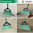 thumbnail image 6 of Broom, Angle Broom with 57" Long Handle - Fit Heavy-Duty Cleaning, Also Works Well Fine Dust - Commercial Outdoor Indoor Sweeper for Courtyard, Sidewalk, Deck, Kitchen, Lobby, Garage, Green, 6 of 7