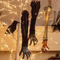thumbnail image 4 of Halloween, Zombi, Brazo Roto, Decoraciones De Halloween, Corte De Dedo, Huesos De La Cabeza, Accesorios De Terror, Accesorio Cortado Falso Kearding HA044235-01, 4 of 6