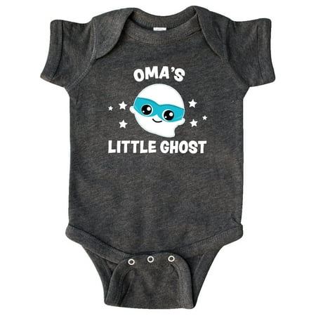

Inktastic Cute Oma s Little Ghost with Stars Gift Baby Boy or Baby Girl Bodysuit