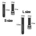 thumbnail image 2 of New Smart Watch accessories Soft Sport Wristbands Replacement Watch Band 20mm Strap Silicone DARK GREEN L, 2 of 7