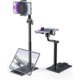 thumbnail image 1 of Soporte ajustable para teléfono móvil de escritorio, compatible con todos los teléfonos y tabletas de 4,7 a 12,9 pulgadas., 1 of 4