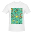 thumbnail image 4 of Bingfone Funny Animals In Jungle Men'S Loose Fit Short-Sleeve Pocket T-Shirt, 4 of 7