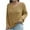 Yellow, variant on IROINNID Womens Sweater V-Neck Pullover Sweater Solid Color Casual Mid-Length Long Sleeve Hollow Sweater Autumn and Winter and Knitted Sweaters