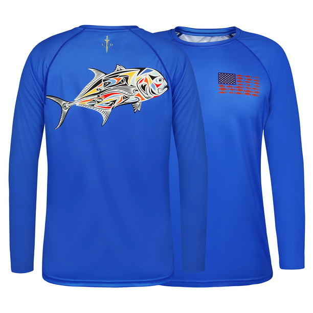 HDE - HDE Performance Fishing Shirts for Men - Long Sleeve UPF 50 Sun ...