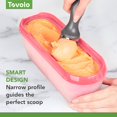 thumbnail image 4 of Tarro para helado Tovolo Glide-A-Scoop, 1,5 L, flamenco, sin BPA, 4 of 6