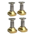 thumbnail image 4 of 4x tornillos de de tabla de surf No se requieren herramientas accesorios de surf de Metal para Longboard Latón M8, 4 of 8