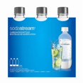 thumbnail image 1 of SodaStream 1L Standard Carbonating Bottle Grey, 3PK, 1 of 4