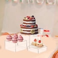 thumbnail image 1 of Elevadores de Buffet 3 uds Macarena Cubo Acrílico para Exhibición Elevadores Anidados Ahorro de Espacio, 1 of 8