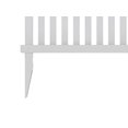 thumbnail image 3 of Zippity Outdoor Products ZP19056 No Dig Roger Rabbit Garden Fence (3 Pack), White, 3 of 10