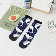 thumbnail image 7 of Pofeuu Angry Shark Print 30cm Socks, Adult Running Hiking Socks for Youth and Adult, 7 of 7