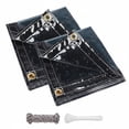 thumbnail image 2 of Eurhowing 2Pcs Waterproof Clear Tarp 3.3×3.3FT, 14Mil Heavy Duty Transparent PVC Vinyl Cover with Grommets, PE Tarpaulin for Greenhouse Patio, 2 of 13