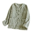 thumbnail image 1 of Lovzfmll Veste Boutonnée pour Femmes, Style Décontracté à la Mode Bleu, G, 1 of 2