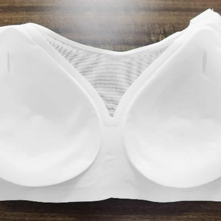 DEANGELMON Sujetadores Sin Costuras Para Mujer, Sin Varillas, Suaves Y Sin Varillas, Con Cuello En V Y Acolchados, 1 Rosa
