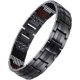 thumbnail image 1 of Pulsera de titanio para hombre con revestimiento de PVD negro, pulsera magnética para hombre, producto para curar el estrés y el dolor, medicina alternativa para la presión arterial y la circulación, iones negativos, terapia de Harmles ER, 1 of 5