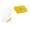 A-Yellow, variant on Small Pencil Box, Plastic Case with Hinged Lid and Snap, Portable Storage for Back to Campus Supplies, Blue