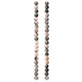 thumbnail image 3 of Bead Landing Pink & Gray Mix Agate Round Beads, 6mm, 12 Pack, 3 of 3