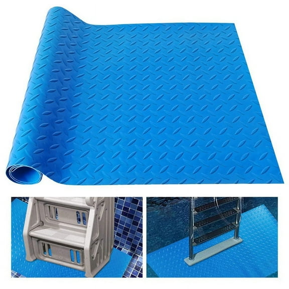 Swimming Pool Ladder Mat Protective Non-Slip Pool Step Pad with Texture,Protective G14271