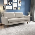 thumbnail image 2 of Pemberly Row Contemporary 70" Upholstered Fabric Sofa in Gray, 2 of 11