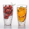 thumbnail image 3 of EVEREST GLOBAL Hobnail Highball Glasses set of 6, 13 oz Old Fashioned Iced Beverage Vintage Set for Milk Beer Soda Juice Whiskey Perfect for Dinner Table Parties Bars Restaurants (Crystal Clear), 3 of 7