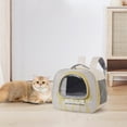 thumbnail image 3 of TOPRenddon Sac à Dos Transparent pour Animaux de Compagnie Style Astronaute - Grande Capacité Sac de Voyage Imperméable pour Chien/chat pour Camping, Randonnée et Visites Vétérinaires avec Maille Respirante (Moins de 7kg), 3 of 9
