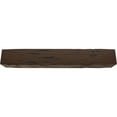 thumbnail image 3 of Ekena Millwork 4"H x 4"D x 72"W Pecky Cypress Faux Wood Fireplace Mantel, Premium Hickory, 3 of 8