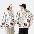 thumbnail image 4 of Balery Watercolor Ladybug Sudadera ligera de manga larga con capucha y protección solar UPF 50+ para hombre y mujer, ideal para pesca y running-Small, 4 of 7
