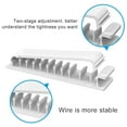 thumbnail image 6 of Yesbay Cable Organizers Self Adhesive Wall Mounted Saving Space Cable Manage Multipurpose Wire Clamps,Black, 6 of 8
