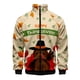 thumbnail image 3 of Chaqueta informal con cremallera y estampado 3D de Acción de Gracias de última oferta, diseño de pavo de animales de Acción de Gracias, para hombre, de manga corta, 3 of 5